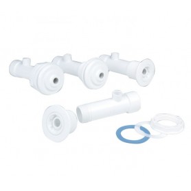 Kit hydromassage pour piscines liner : Longueur de la traversée 190 mm Blanc